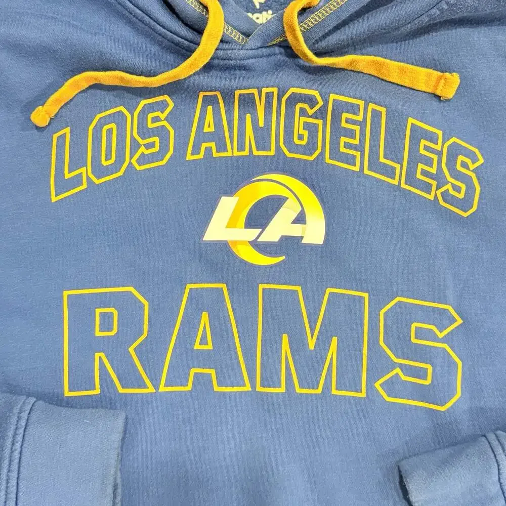 Men's Fanatics Royal Los Angeles Rams Tiebreaker Pullover Hoodie